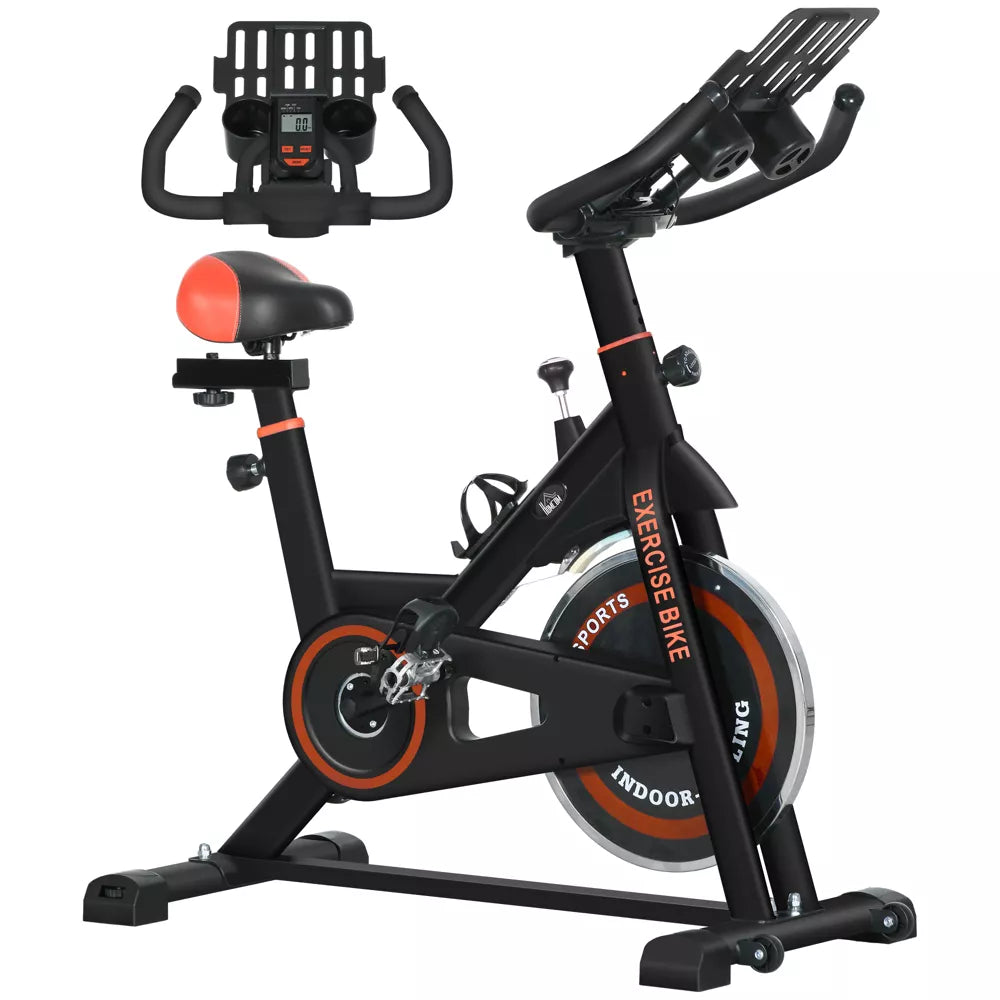 Flywheel Exercise Bike - Adjustable Resistance