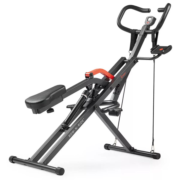 Row-N-Ride Pro Smart Squat Trainer - 12 Levels, Bluetooth
