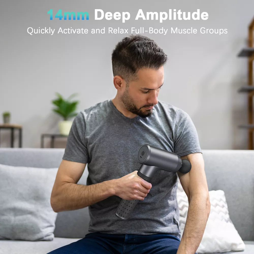 Deep Tissue Massage Gun 3200 RPM, 8 Heads