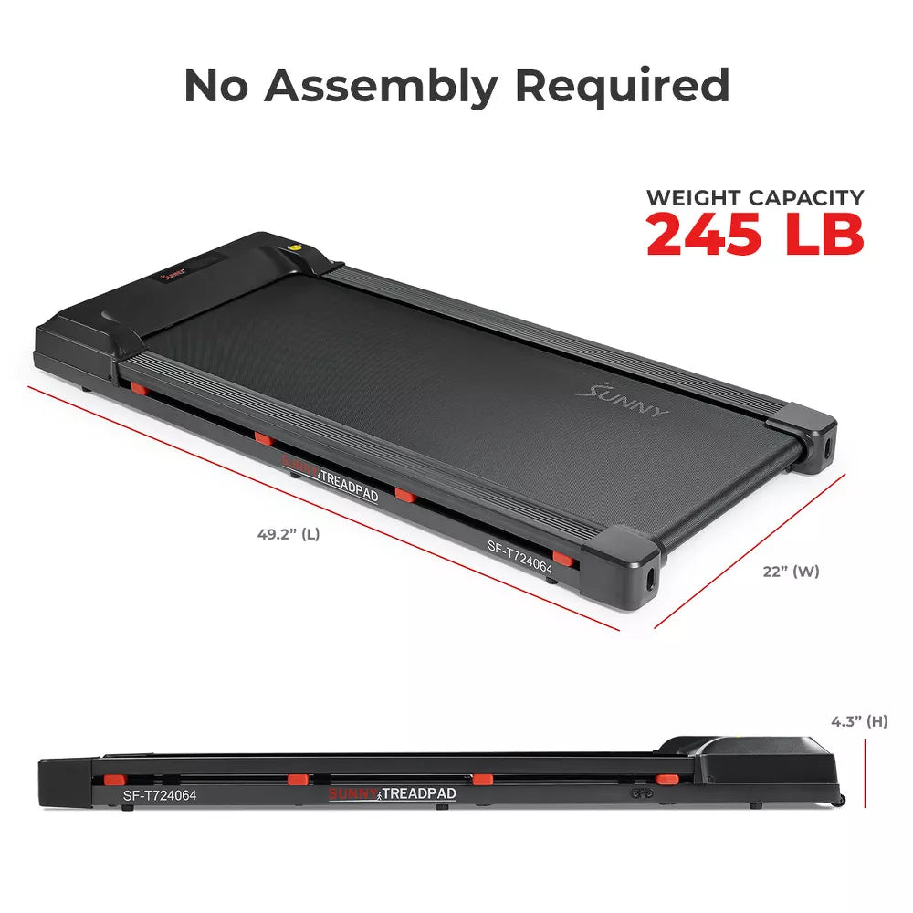 Smart Under-Desk Walking Treadpad - WiFi & Bluetooth