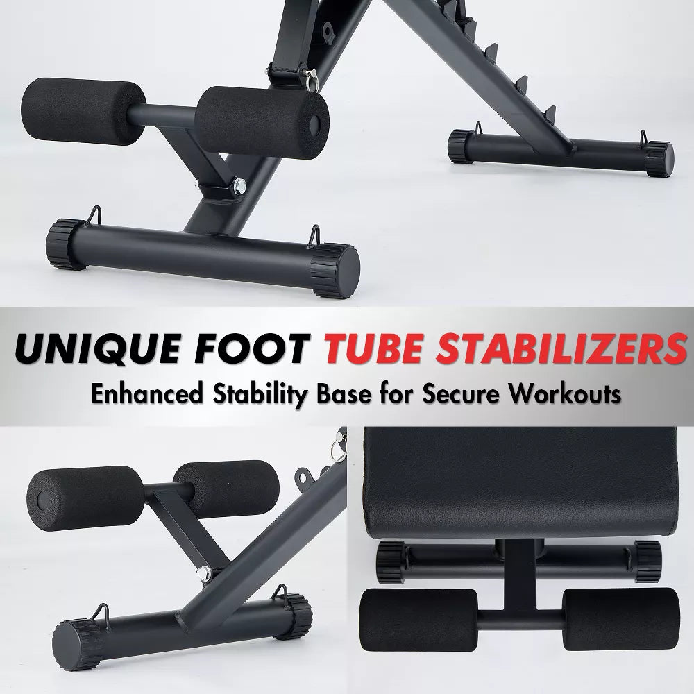 Adjustable Foldable Weight Bench - Heavy Duty