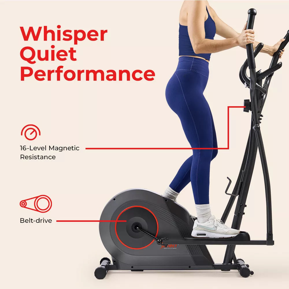 16-Level Smart Magnetic Elliptical Trainer