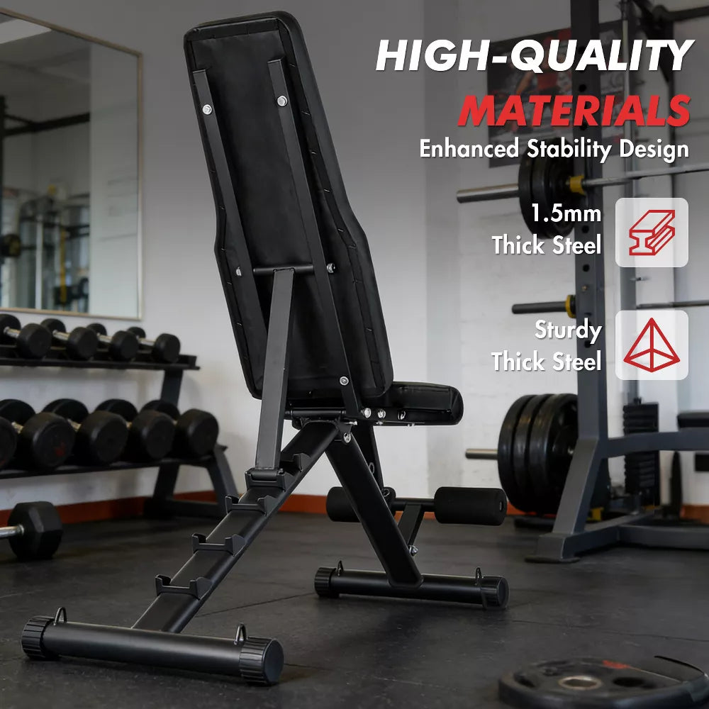 Adjustable Foldable Weight Bench - Heavy Duty