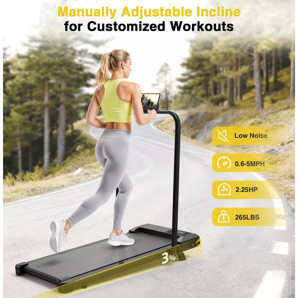 2-in-1 Walking Pad with Incline - Home Office