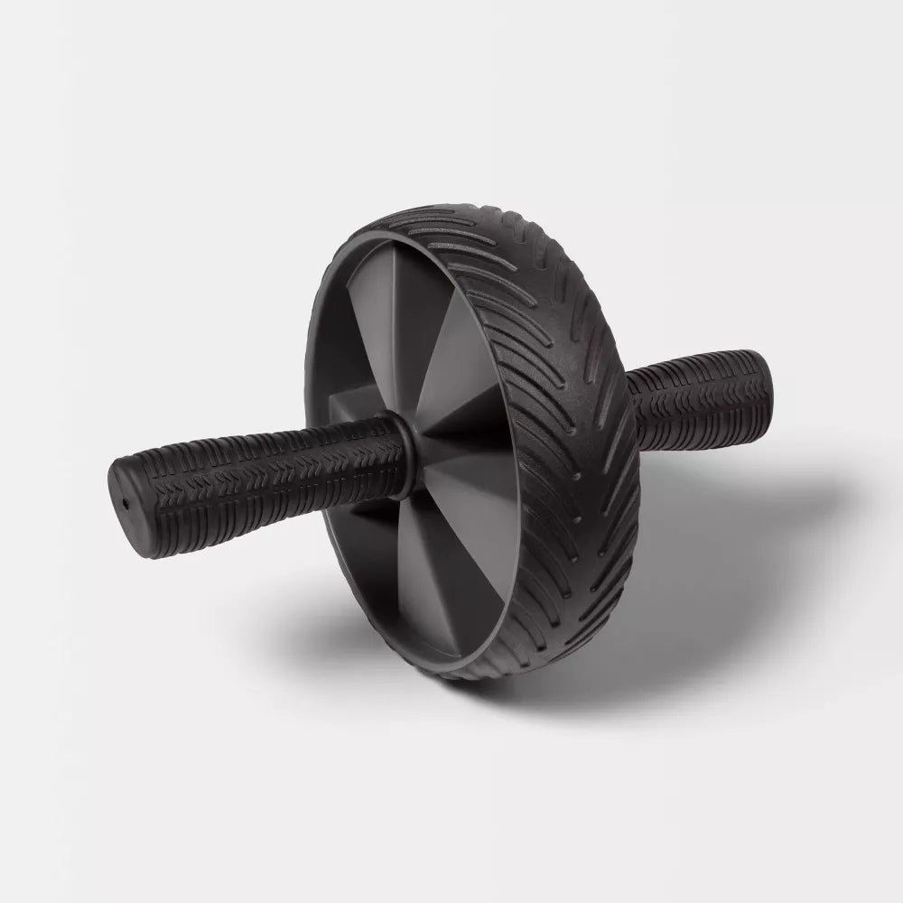 Ab Wheel - Non-Slip Handles, PVC Core Trainer