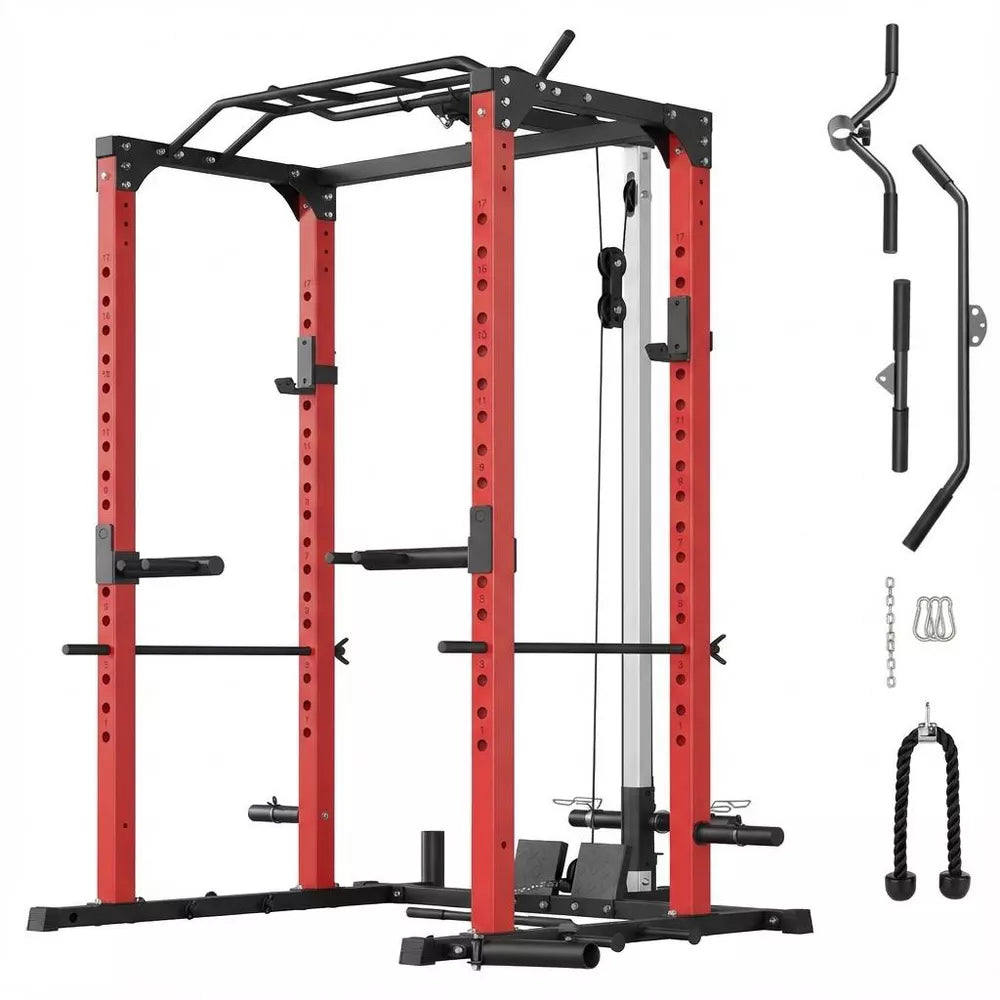 Power Cage 1200LBS - Pulley System & Pull-Up Bar