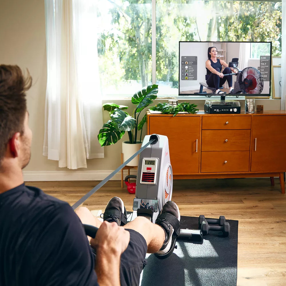 Smart Air Resistance Rowing Machine - Bluetooth App