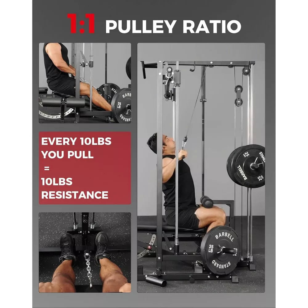 Smith Machine Power Cage - Space-Saving 1:1
