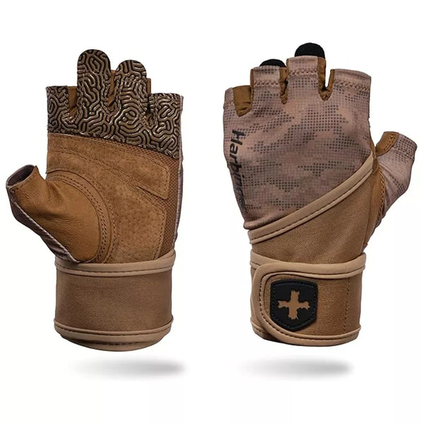 Men's Pro Wrist Wrap Gloves 3.0 - Tan Camo