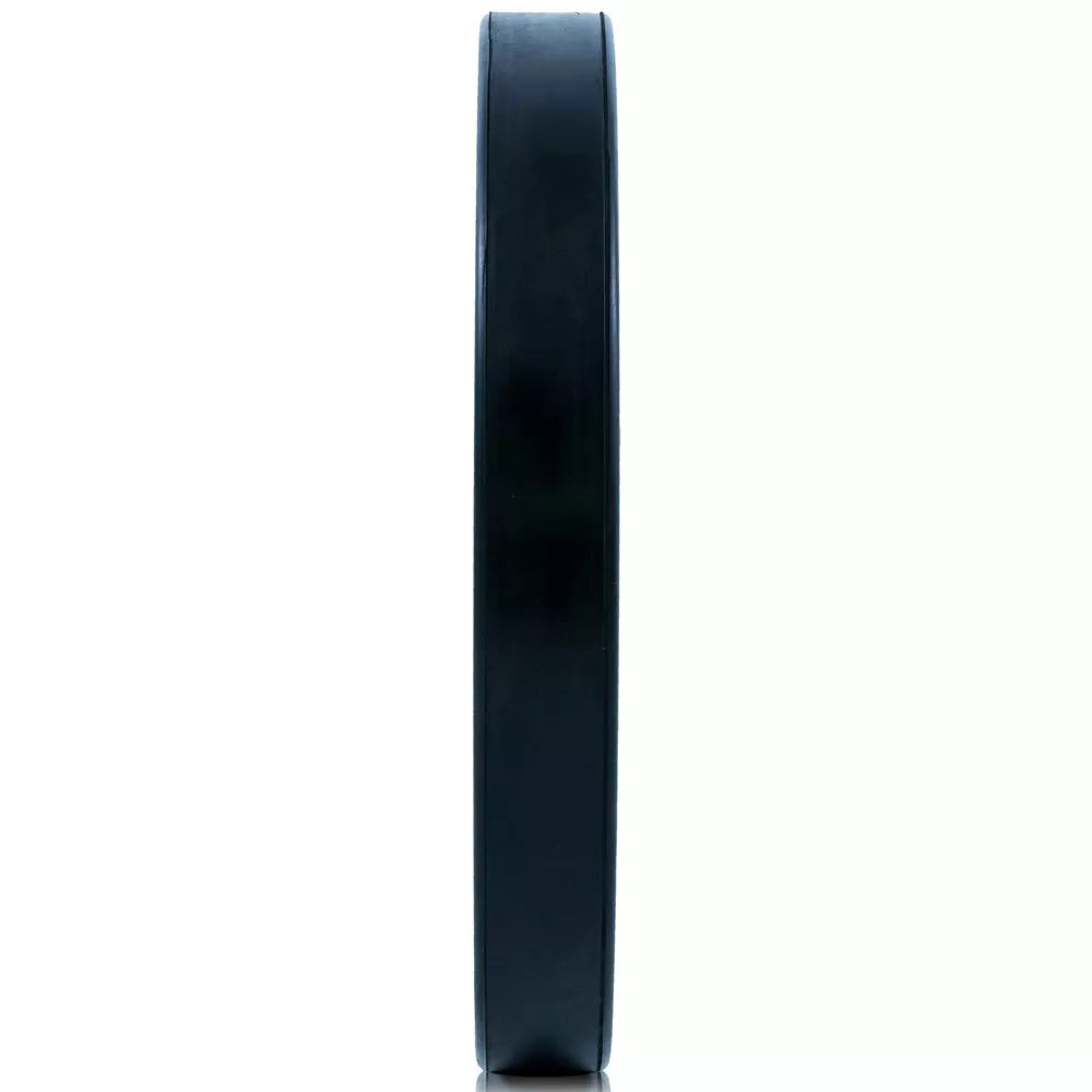 35lb solid rubber bumper plate with steel insert low bounce narrow design for olympic barbell