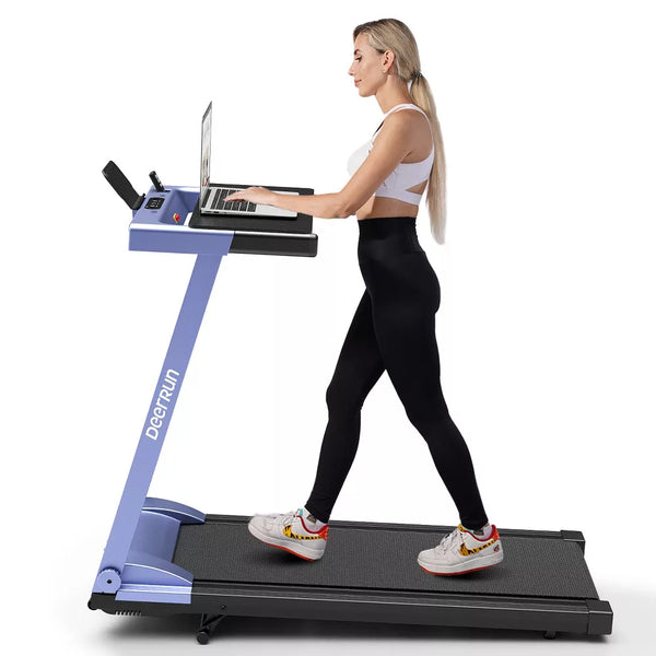 Incline Treadmill with Handrails - 0.6-7.5 MPH
