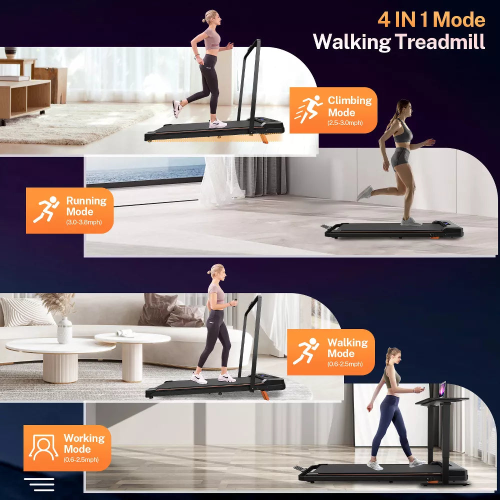 Under Desk Walking Pad - 2-in-1, 350LB