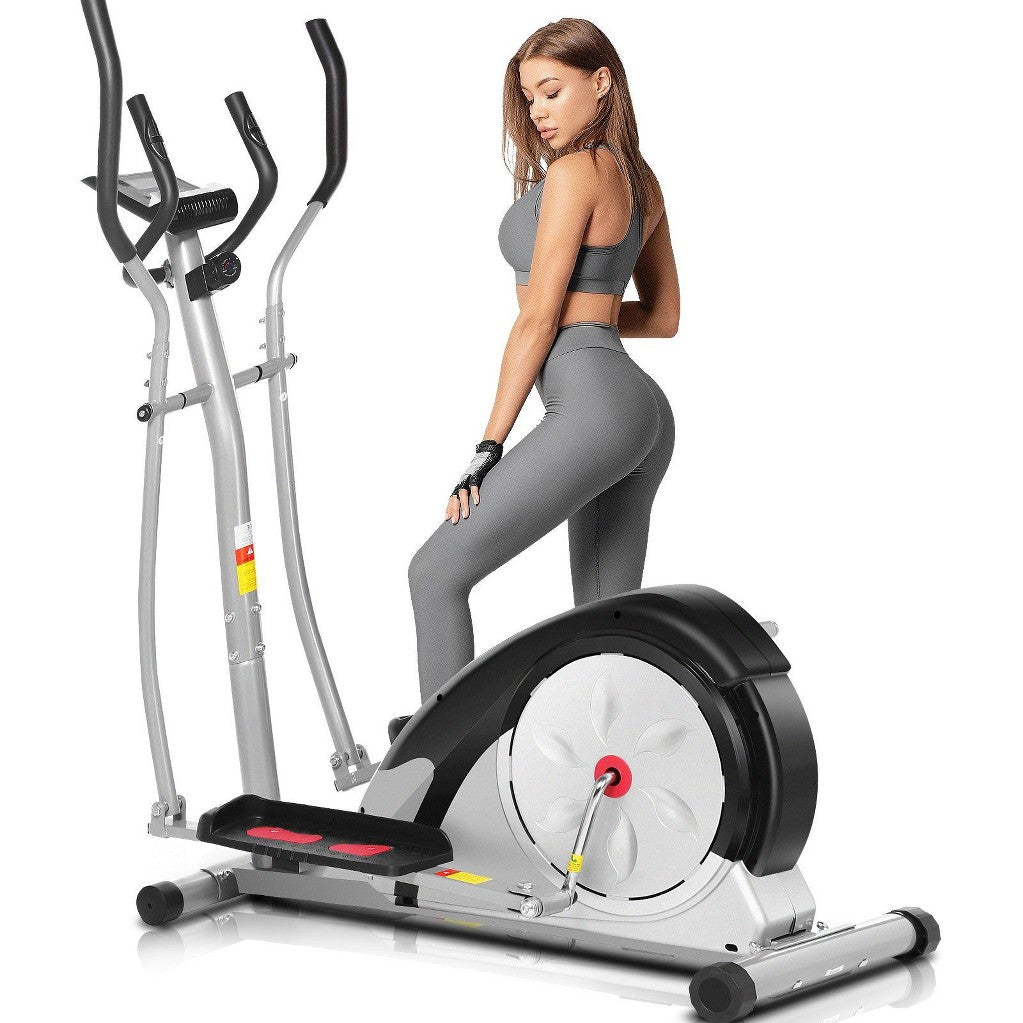 Ultra-Silent Elliptical 500LB - LCD Monitor, Gray