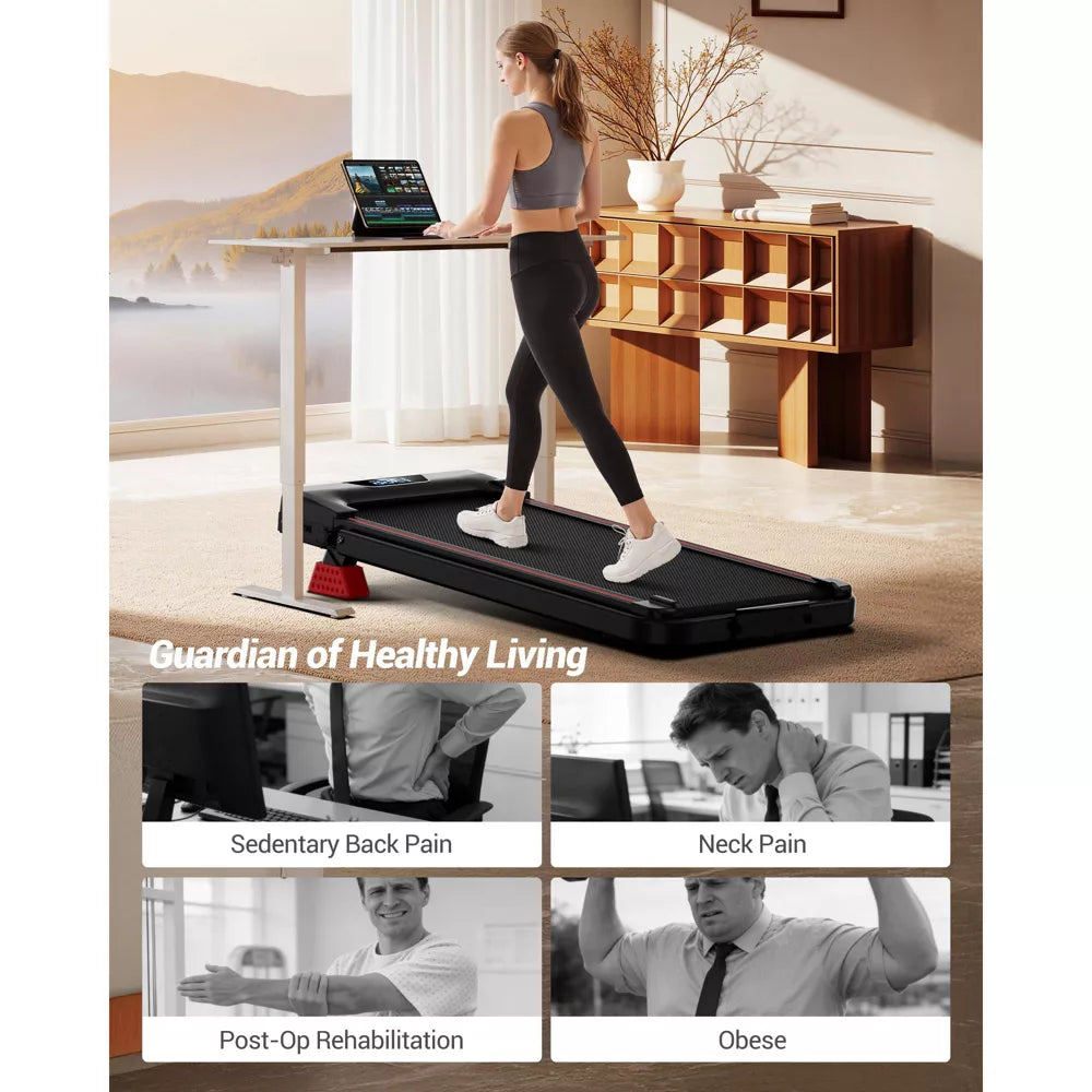 3-in-1 Walking Pad - 15% Incline, Portable