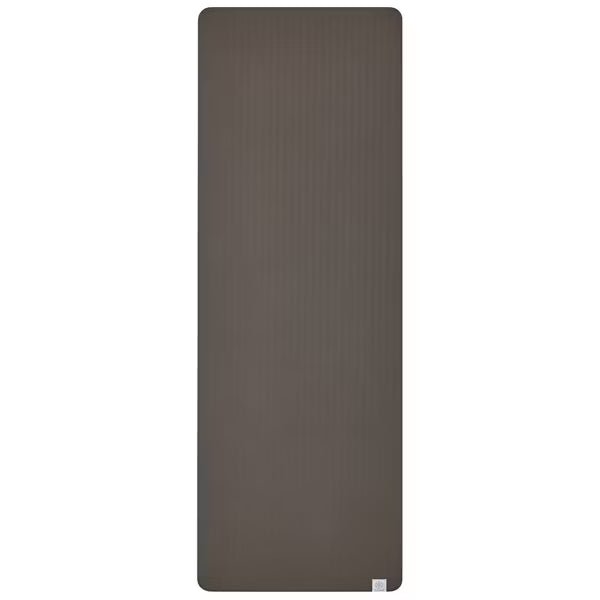 Gaiam Studio Flow green yoga mat with dual non-slip reversible TPE surface