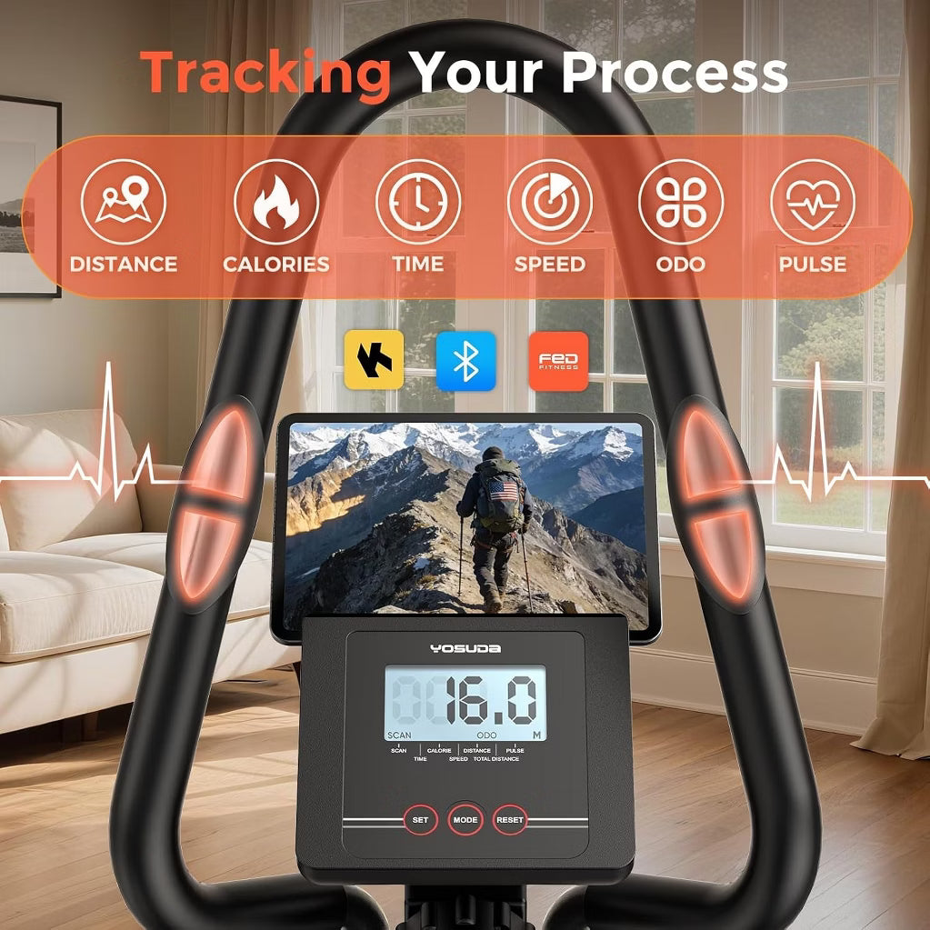 3-in-1 Elliptical Machine - Cardio Climber, 16 Levels