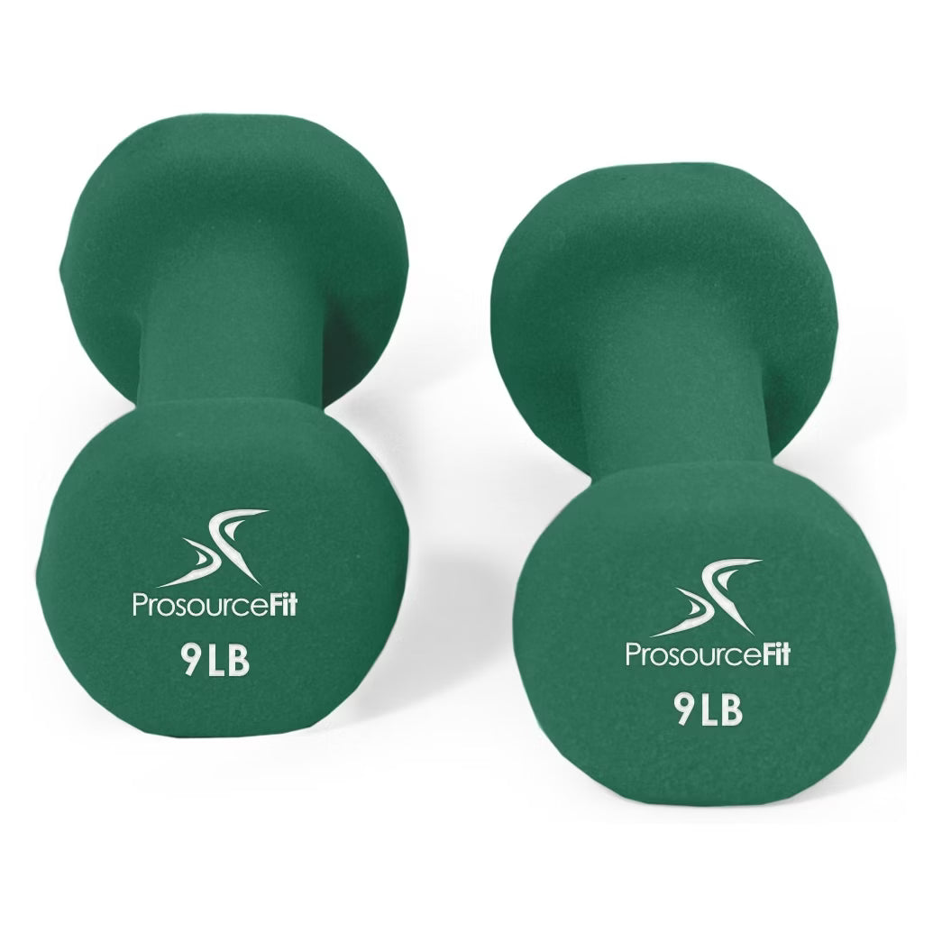 Neoprene Dumbbells 9lb - Non-Slip Grip
