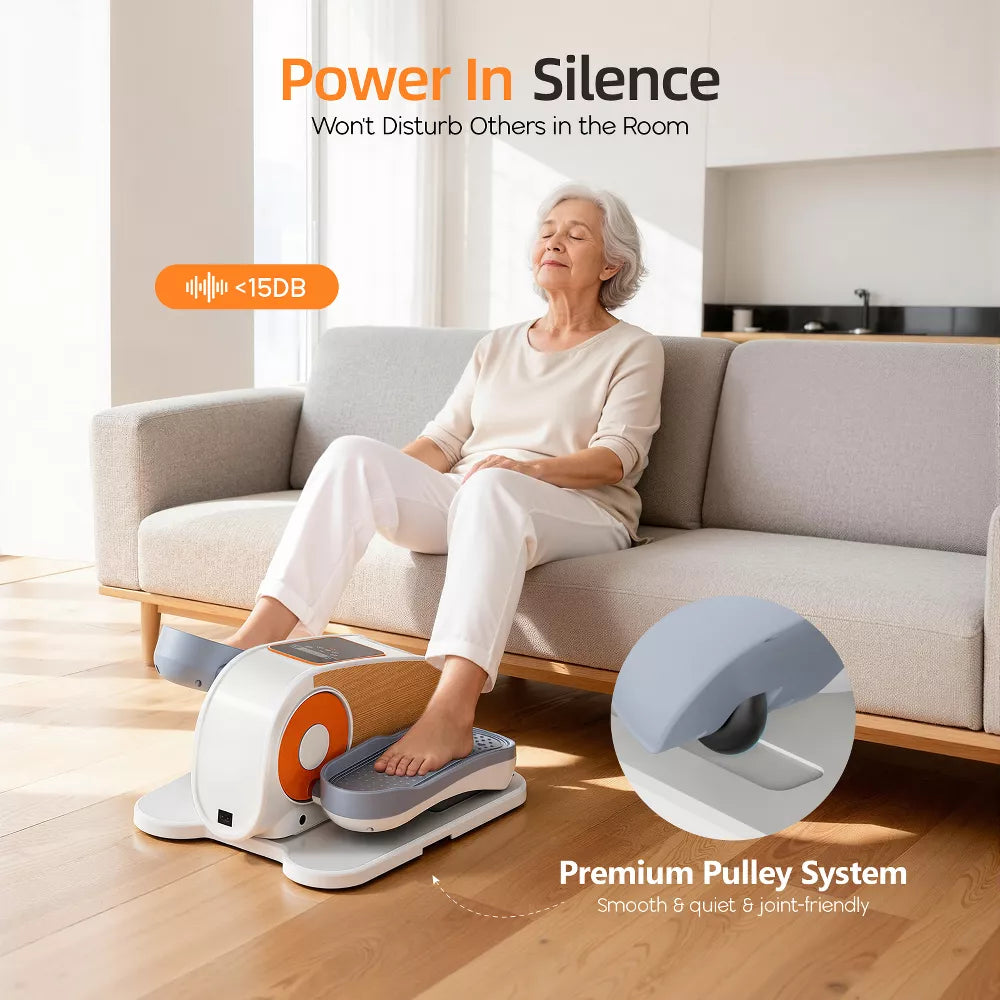 Under Desk Electric Elliptical - Remote Control, LED