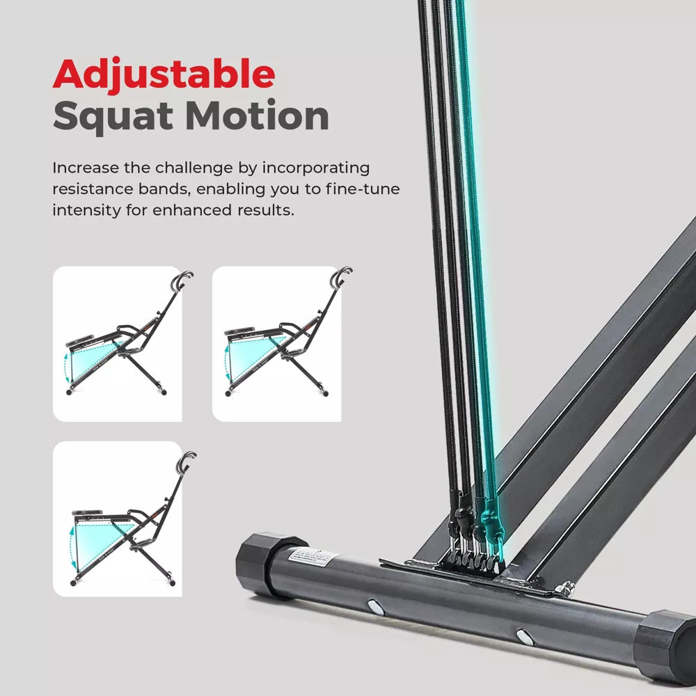 Upright Row-N-Ride Plus - Foldable Assisted Squat Machine