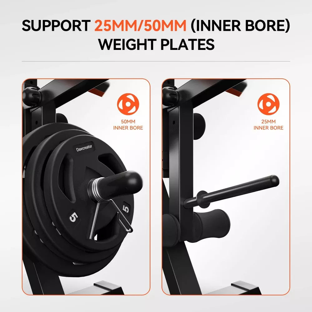 Preacher Curl & Leg Extension Bench - 6 Angles