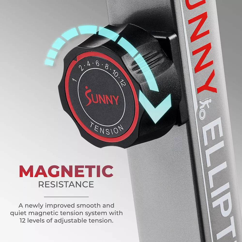 Smart Elite Elliptical Cross Trainer - 15.8in Stride, Bluetooth